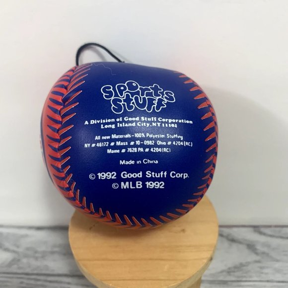 Vintage 1992 Good Stuff Sports Stuff Chicago Cubs Baseball Mini Vinyl Plush Ball - Picture 3 of 5